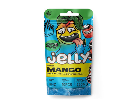 HHC Jelly 25mg - Blue Mango Jelly, 250 mg, 10 buc x 25 mg