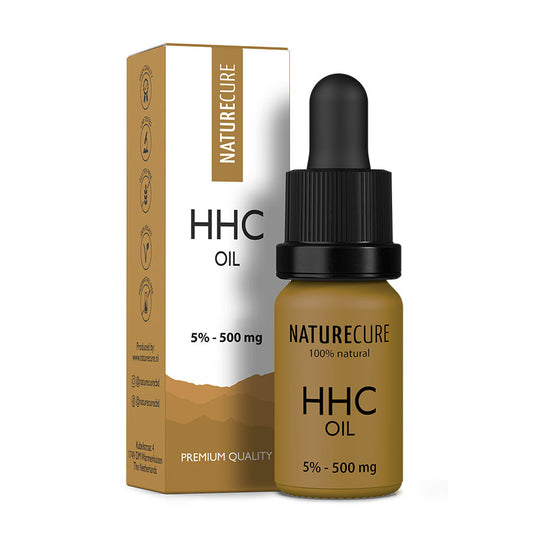 HHC oil 5%, 500 mg, 10 ml - Nature cure