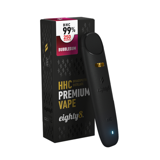 HHC Vape Bubblegum, 99% HHC, 0.5ml - Eighty8